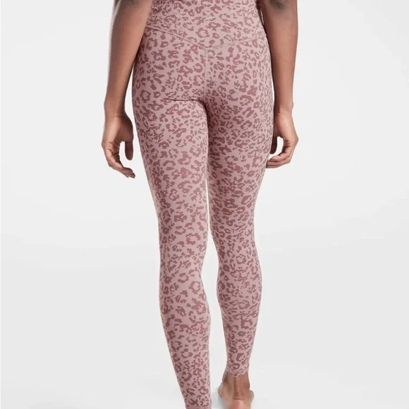 Athleta High Rise Elevation Leggings in Pink Mauve - Picture 2 of 7